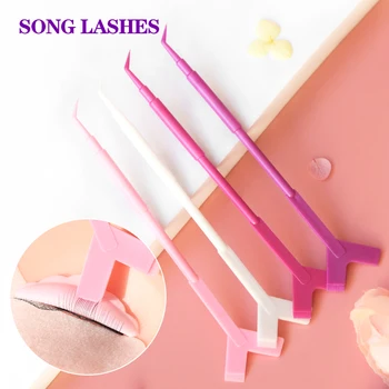 Song Lashes 10 шт./упак. Y-образный подборщик ресниц для наращивания, Материал PP, Высококачественные профессиональные инструменты для макияжа