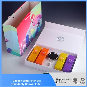 1 Комплект Витаминный фильтр для душа|Смягчитель воды | Витамин С | Гиалуроновая кислота |Коллаген|Ароматерапия|Увлажнение кожи