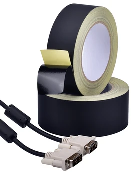 18 мм-35 мм Электрическая изоляция Черный Термостойкий ЖК-дисплей Данные для наушников Автомобильный Жгут проводов Фиксирующая Ацетатная лента