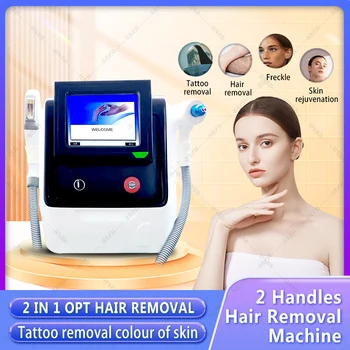 2 В 1 Мощный портативный лазер Ipl Sr/Машины для удаления волос Ipl/ Ipl Opt для лечения волос и кожи