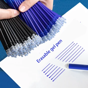 20 шт./компл. Волшебная стираемая ручка для заправки Стержня 0,5 мм Офисный гель, Моющаяся ручка, Синие, черные, красные чернила, Школьные канцелярские принадлежности