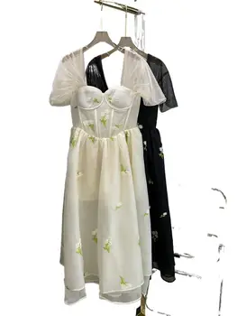 2023 Женская одежда Чистое, свежее и натуральное милое платье 0817