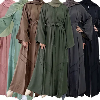 2023 Рамадан Мусульманское Скромное Платье для Женщин Элегантный Ид Арабский Женский Дубай Хиджаб Исламские Молитвенные Платья Марокканский Кафтан