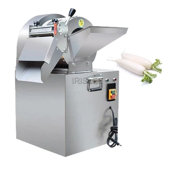 220 В Многофункциональная автоматическая машина для резки Коммерческих Электрических ломтиков картофеля, моркови, имбиря, измельчитель овощей