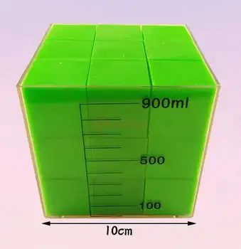 3,3 см Магнитный маленький куб Обучающий демонстратор емкости 1Л Обучающий инструмент