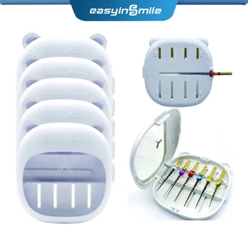 5шт Easyinsmile Стоматологическая стерилизация Endo Коробка для управления файлами Органайзер Измерительная линейка Автоклавируемый