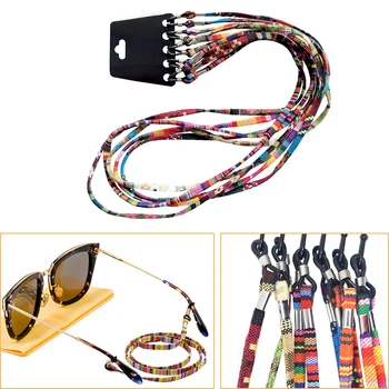 5шт Многоцветные Солнцезащитные очки Шейный Шнур Ремешок для очков Шнур для очков Держатель для очков для чтения
