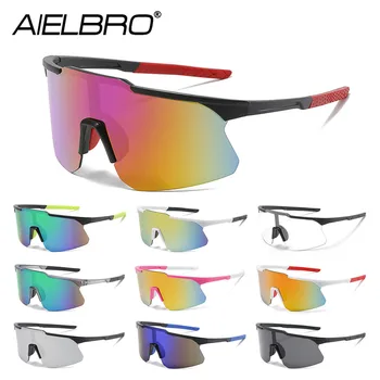 AIELBRO Eyewear Велосипедные очки UV400 Мужские солнцезащитные очки Легкие Велосипедные очки для велосипедных очков Велосипедные солнцезащитные очки