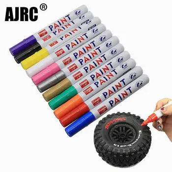 AJRC RC Автомобильная шина Краска Маркер Ручка для рисования Инструмент для радиоуправляемого автомобиля Crawler Trax TRX4 Axial SCX10 Цветная масляная ручка