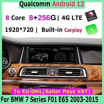 Android 12 Автомобильный DVD-радио GPS Навигация Мультимедийный Плеер Для BMW 7 Серии E65 E66 F01 F02 2003-2015 CCC CIC NBT Carplay 4G