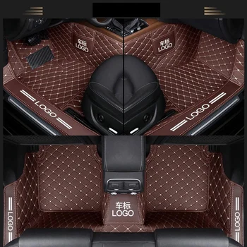 BHUAN Изготовленный на Заказ кожаный автомобильный коврик для Ssangyong Всех моделей Rodius kyron ActYon Rexton Korando Автоаксессуары для стайлинга автомобилей