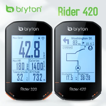 Bryton Rider420 420 420E Rider320 320 320E GPS Велокомпьютер Велосипед Японский Итальянский Немецкий Португальский Испанский Велосипедный Одометр