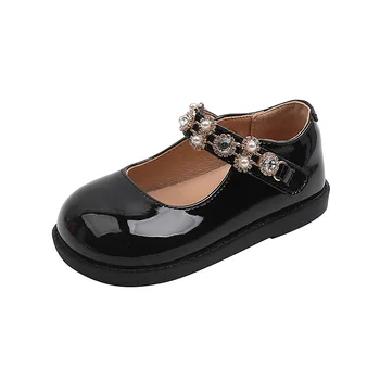 DIMI/Новая Весенне-летняя обувь для маленьких девочек, Обувь Принцессы из микрофибры, Модная обувь для Малышей 0-3 лет со стразами