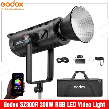 Godox SZ300R 300 Вт RGB светодиодный Видеосветильник Bowens Mount Photography Light 2500-10000K Приложение Управления Студийным светом для Фото-Видео Съемки
