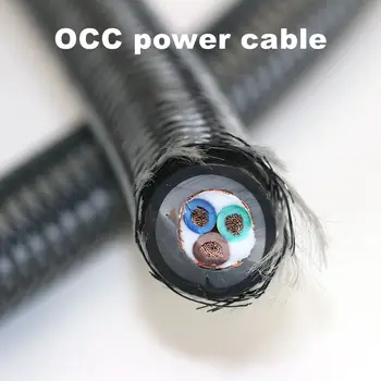 HiFi meeaocc OCC аудио шнур питания CD power blaster передняя и задняя ступени соединительный кабель питания 4 квадратных провода база DIY разбросанные
