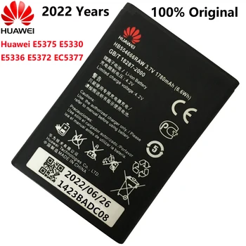 Huawei 100% Оригинальная Сменная Батарея телефона 1500 мАч HB554666RAW для Huawei E5375 E5330 E5336 E5372 EC5377 Батареи Bateria