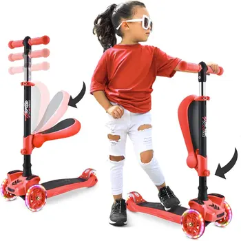 HURFS38R ScootKid Мини Детский игрушечный скутер () Городская работа, школьник, спорт на открытом воздухе, портативный педальный скутер