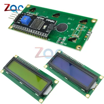 IIC/I2C 1602 ЖК-дисплей Модуль LCD-1602 I2C Синий Желтый Дисплей с Подсветкой 5 В для Arduino R3 Mega2560