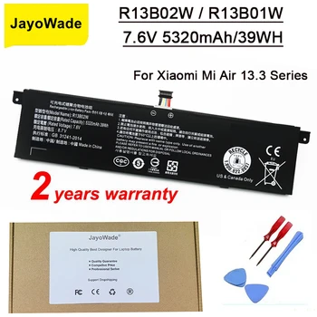JayoWade R13B01W R13B02W Аккумулятор Для Ноутбука Xiaomi Mi Air Серии 13,3 
