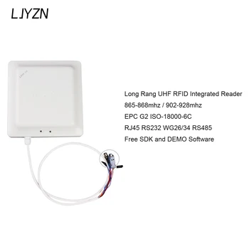 LJYZN 865 ~ 868 МГц 902 ~ 928 МГц 5-8 М 915 МГц 8dBi Антенна с Круговой Поляризацией Водонепроницаемый Считыватель контроля доступа к RFID-картам