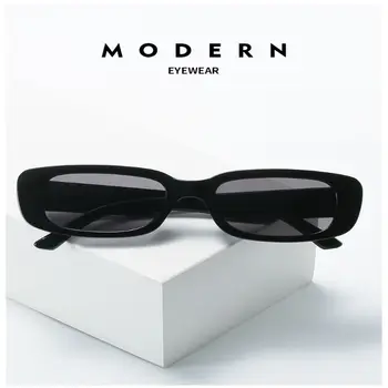 MC2235 Европейский и американский тренд, новые ретро солнцезащитные очки в небольшой оправе, квадратные солнцезащитные очки lady street snap