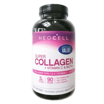 Neocell Super Collagen Витамин С и биотин Для здоровой кожи, волос, ногтей и поддержки суставов 270 таблеток