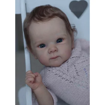 NPK 45cm Reborn Baby Doll Бетти Свит Бэби Реалистичное Мягкое На Ощупь Приятное Тело Многослойная Роспись 3D Кожи с Видимыми Венами