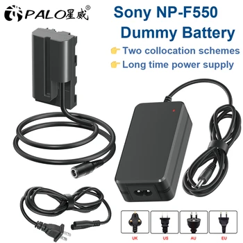 Palo NP-F550 NP-F75 NP-F970 Фиктивный Аккумулятор Полностью декодированный соединитель постоянного тока для Sony NP-F970 NP-F960 NP-F770 NP F750 NP F550 NP F570