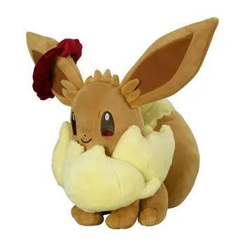Pokemon Gigantamax Eevee 35 см Плюшевая кукла Мягкая игрушка Животное Плюшевая кукла Подарок