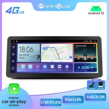 Prelingcar 12,3 “Для Toyota SIENNA 2021 Года Android 12 Автомобильный Монитор 128 Г Carplay RDS GPS Встроенный 2din Радио DVD-плеер 5.1 DST