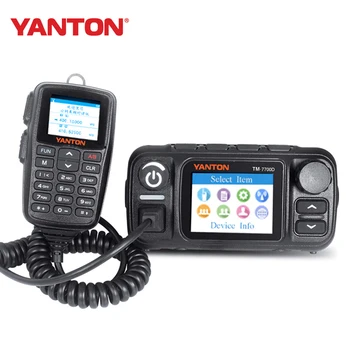PTT Радио YANTON TM-7700D Профессиональное 4G LTE 3G WCDMA GSM IP-сеть POC мобильное автомобильное радио walkie talkie С GPS