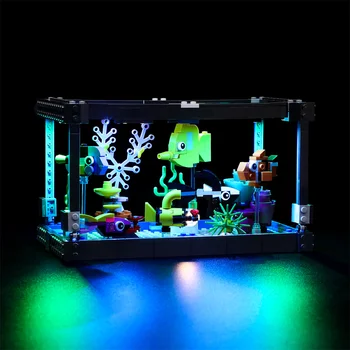 SuSenGo Светодиодный светильник для 31122 аквариума, набор строительных блоков (не включает модель), светильник, кирпичи, игрушки для детей