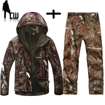 TAD Gear, Тактический комплект камуфляжной куртки Softshell, Мужская Армейская ветровка, Водонепроницаемый комплект одежды для Охоты, Военная куртка на открытом воздухе