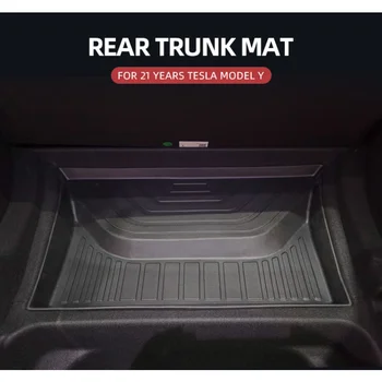 Tesmars для Tesla Model Y Коврик для багажника TPE Коврик для багажника Автомобиля Аксессуары для интерьера