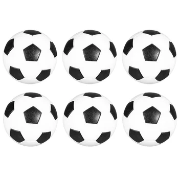 WINOMO 6шт 32 мм Детский Футбольный Мяч Мини-Черно-белые Футбольные Мячи