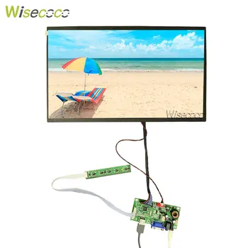 Wisecoco Солнечный Читаемый дисплей 15,6 дюймов FHD 1920x1080 IPS ЖК-модуль Промышленная плата управления высокой Яркостью 1000ниц