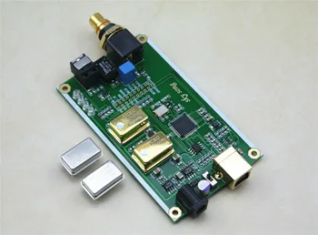 XMOS XU208 Асинхронный USB Коаксиальный оптоволоконный выход Цифровой интерфейс IIS DSD256 Spdif Dop64