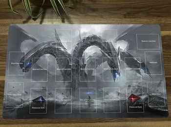 YuGiOh Cyber End Dragon TCG Коврик Аниме Торговый Карточный Игровой Коврик CCG Playmat С Зонами Противоскользящий Коврик Для Мыши 60x35 см Бесплатная Сумка