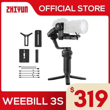 ZHIYUN Официальный Weebill 3S 3-Осевой Карданный Ручной Стабилизатор для камеры, Заполняющий Светильник, Быстроразъемный для Зеркальных камер Sony Canon