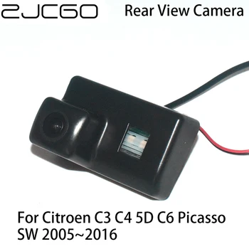 ZJCGO Автомобильная камера заднего вида с обратным копированием для Citroen C3 C4 5D C6 Picasso SW 2005 ~ 2016