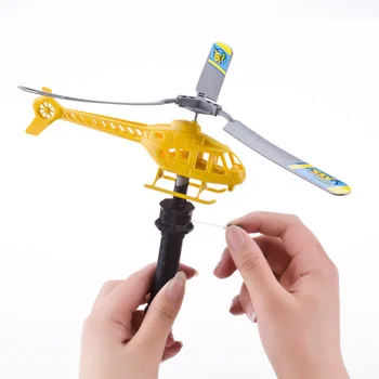 Авиационная модель, ручка, тянущая самолет, игрушки для детей, детский игровой вертолет, 1 шт., разные цвета