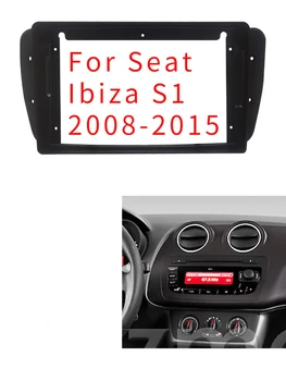 Автомобильная Передняя панель Для Seat Ibiza S1 2008-2015 Android Радио Аудио Плеер Стерео Комплект Отделки Приборной панели Жгут Проводов 2DIN 9 дюймов