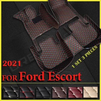 Автомобильные Коврики Для Ford Escort 2021 Пользовательские Автоматические Накладки Для Ног Автомобильные Ковровые Покрытия Аксессуары Для Интерьера