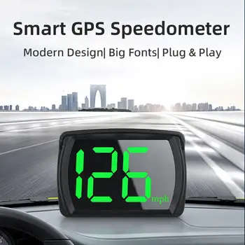 Автомобильный Hud-дисплей, универсальный Bluetooth-совместимый автомобильный спидометр, прибор для предупреждения о безопасности, автомобильные аксессуары