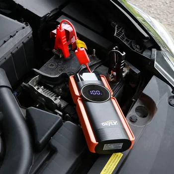 Автомобильный аккумулятор GKFLY Smart Вспомогательный источник питания Jump Starter Стартерный блок питания, Бесконденсаторный стартерный блок питания
