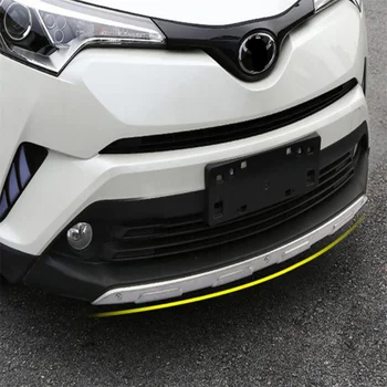 Аксессуары из нержавеющей стали, передняя и задняя накладка на бампер, 2 шт., подходит для Toyota C-HR CHR 2016 2017 2018