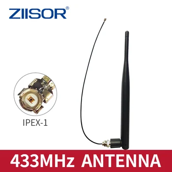 Антенна LoRa 433 МГц Интегрированные антенны IPEX 433 МГц с Кабелем IPX для материнской платы Модуля LoRaWAN Складная Антенна 20 см 3dBi