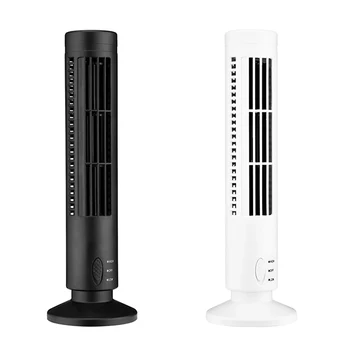 Башенный вентилятор, Регулируемый USB-вентилятор, Безлистный Мини-Вертикальный Немой Кондиционер, воздушный охладитель, Портативный башенный вентилятор для домашнего офиса