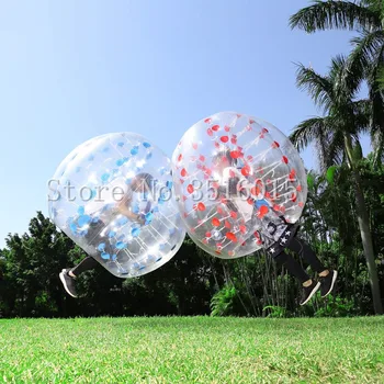 Бесплатная Доставка Надувной футбольный мяч-бампер 1,5 м 1 мм из ТПУ, прозрачный человеческий молоток, мяч-Зорб для взрослых