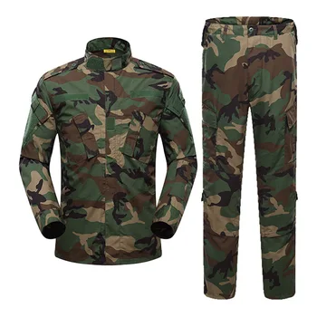 Военно-тактическая форма Армии США Боевой костюм BDU Лесной Камуфляж Одежда Мужчины Поле боя Страйкбол Пейнтбол Охотничья Одежда